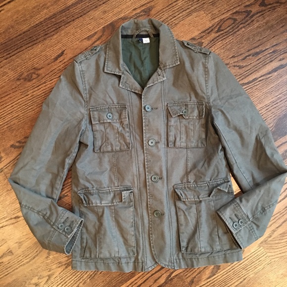 h&m olive jacket